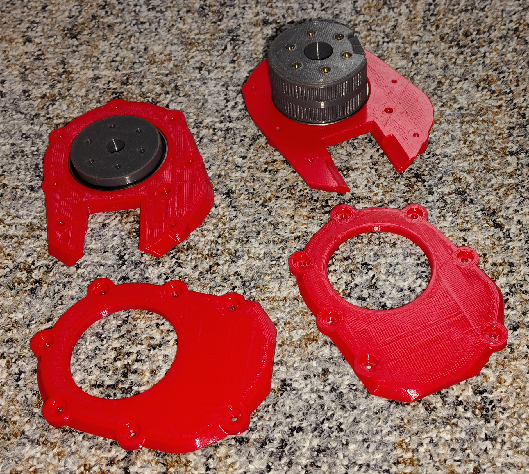 Seitendeckel vom Handgelenk mit vormontiertem Handgelenk